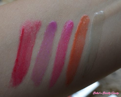 alle Lipglosse - swatch
