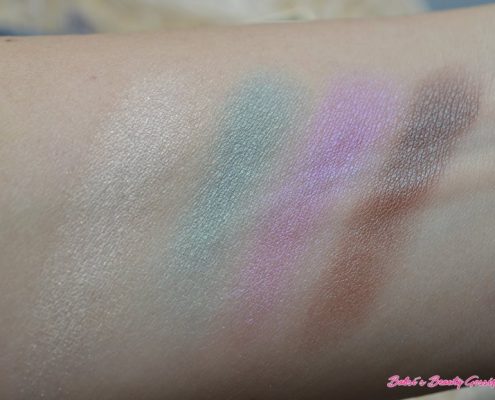 swatch Lidschattenpalette Schatten