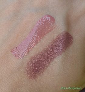 swatches Lippenstift und Lipgloss